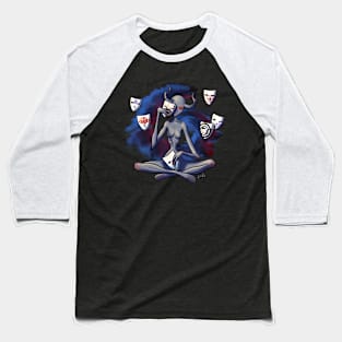 Masked Demon Baseball T-Shirt